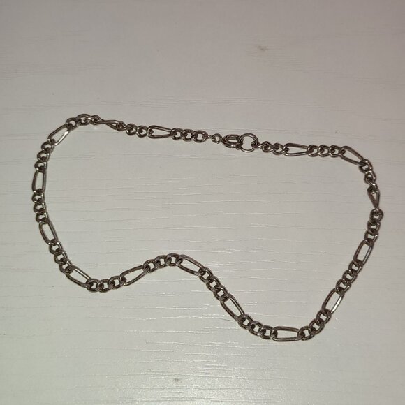 Silver Ankle Bracelet Foot Jewelry Vintage Metallic Boho Bohemian Academia - Picture 1 of 6